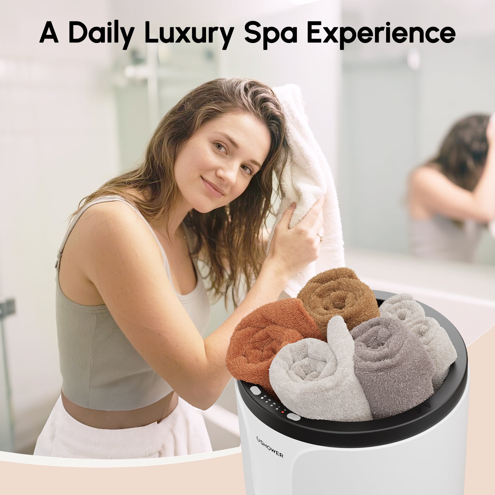 towel warmer for after shower spa experience at home for daily comfort and warm
