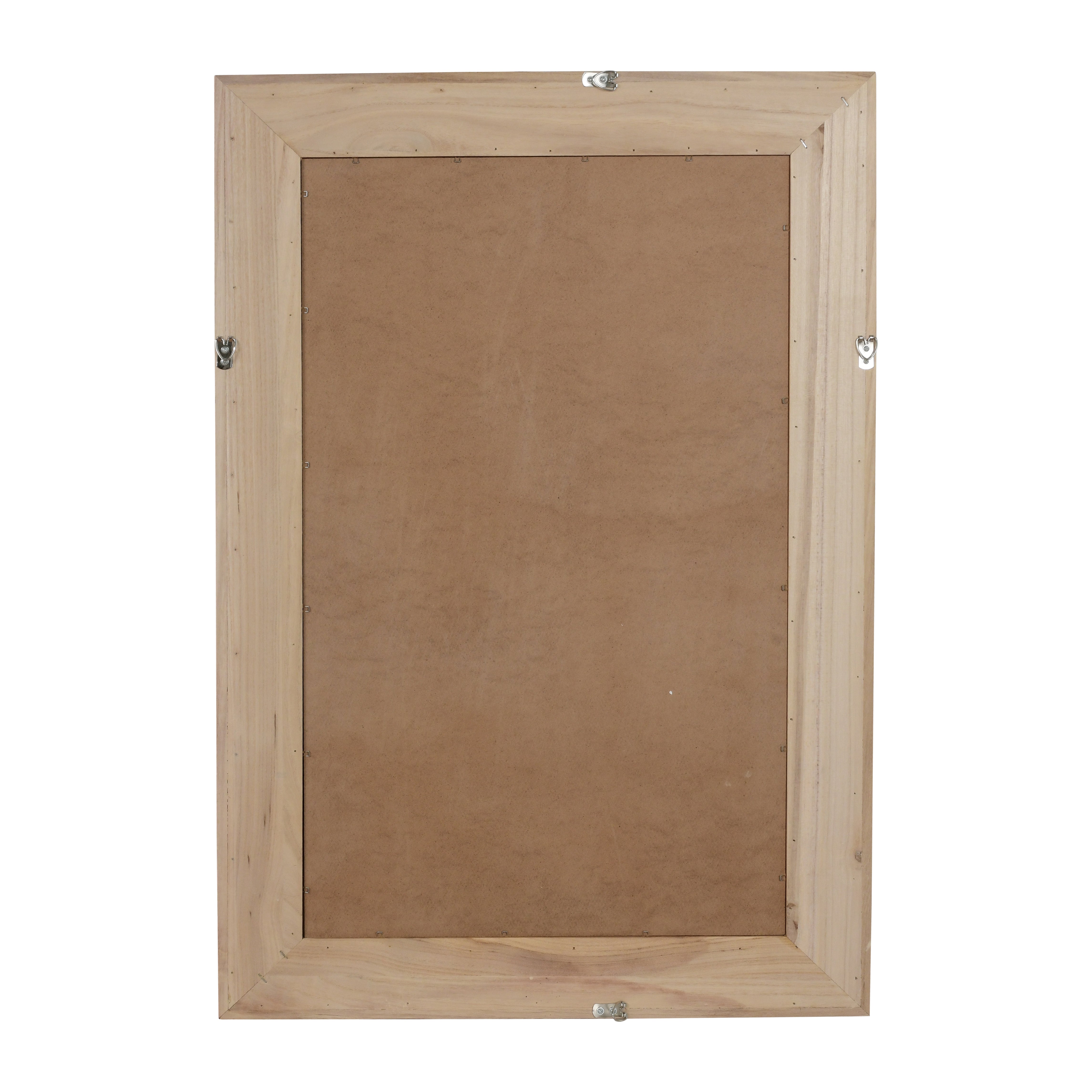 24" x 36" Decorative Mirror, Yellowish Brown Rattan Rectangle Solid Wood Frame, For Farmhouse,Home Decor,Entryway(副本)