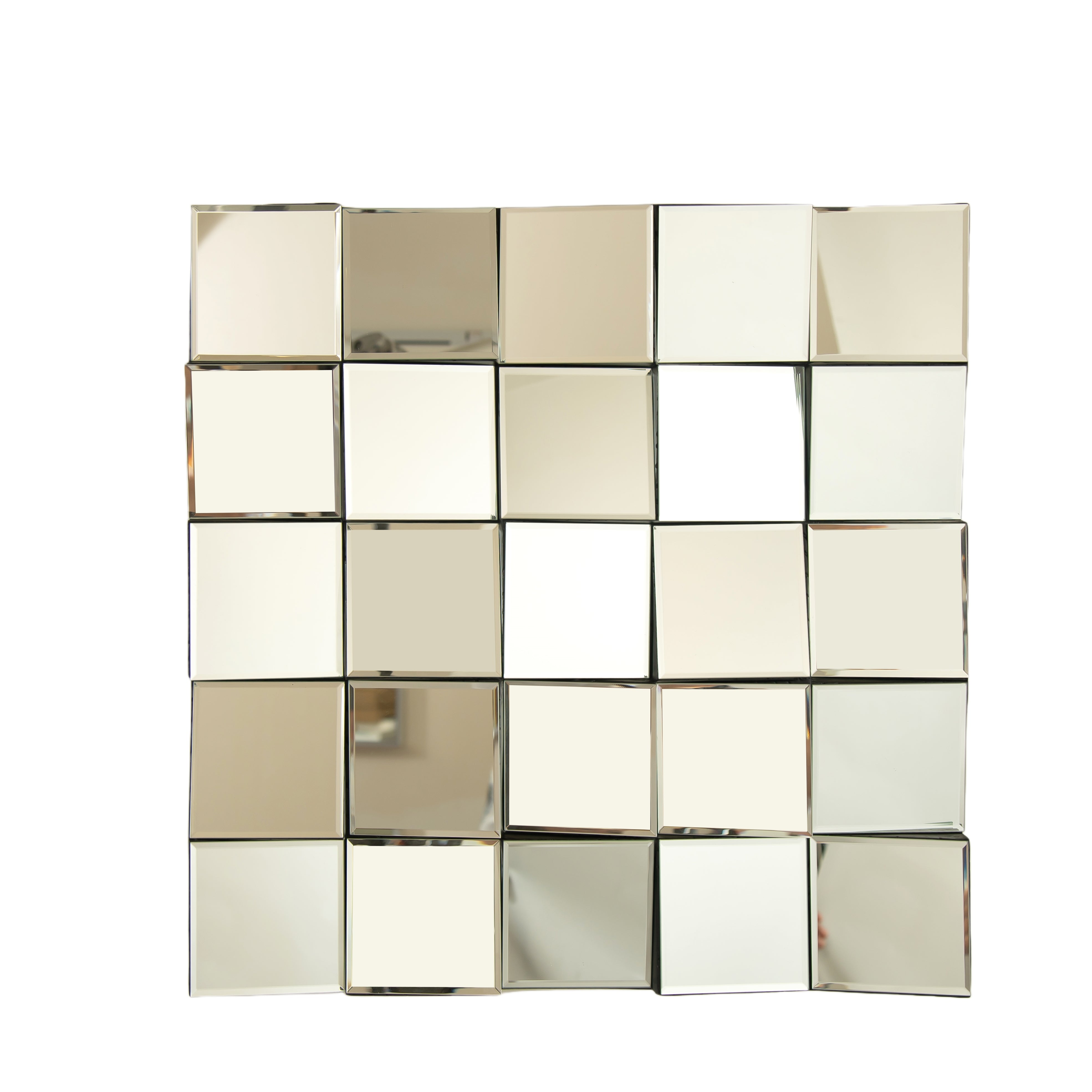 Plash 3D Square Splicing Artistic Decorative Mirror
