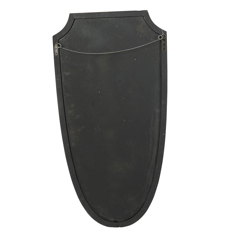 24'' x 46'' Decorative Mirror for Wall Décor, Shield-Inspired Design