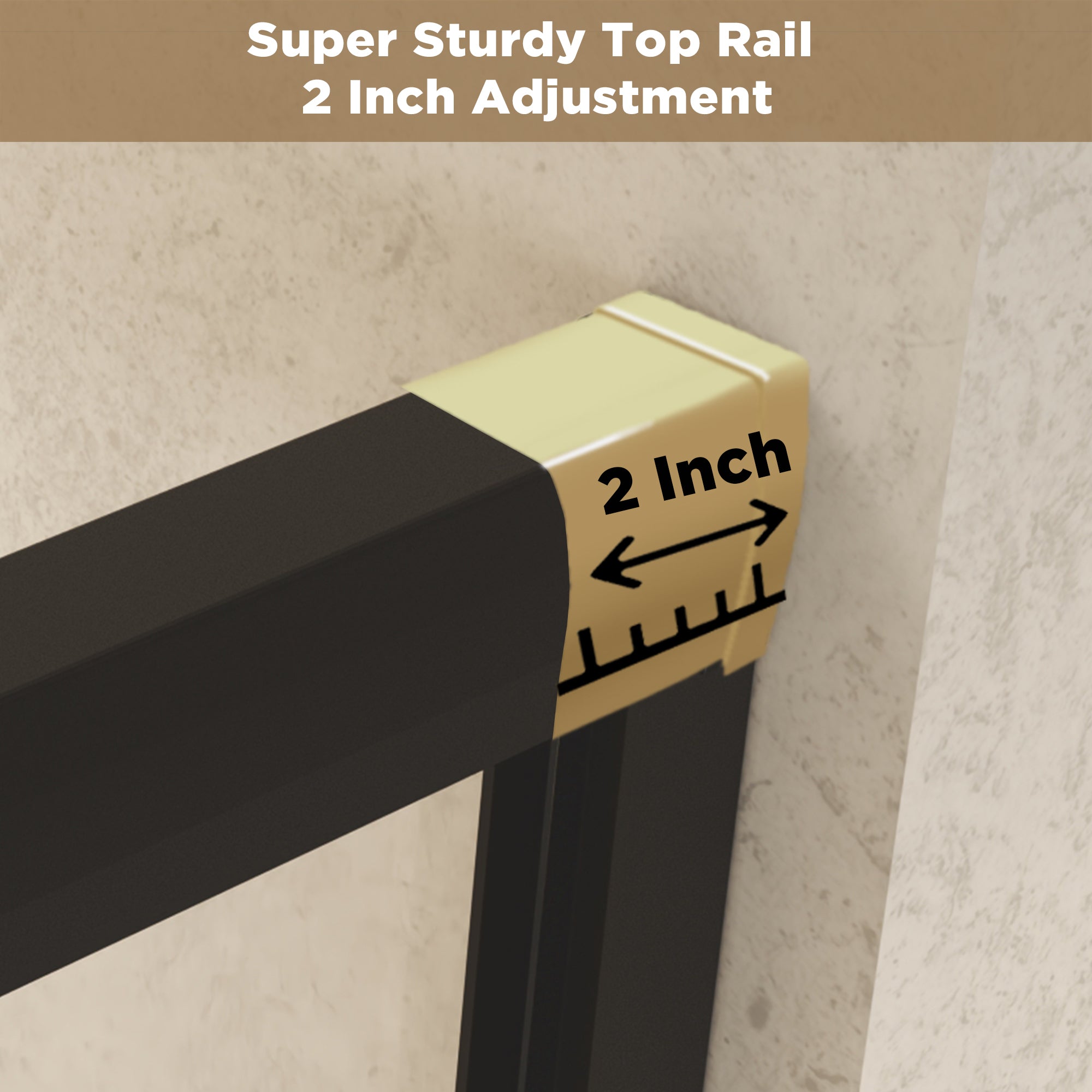 56-60" W x 60" H Double Sliding Shower Door with 6mm Tempered Glass, Safety Film, Matte Black Aluminum Frame & Stainless Steel Handle
