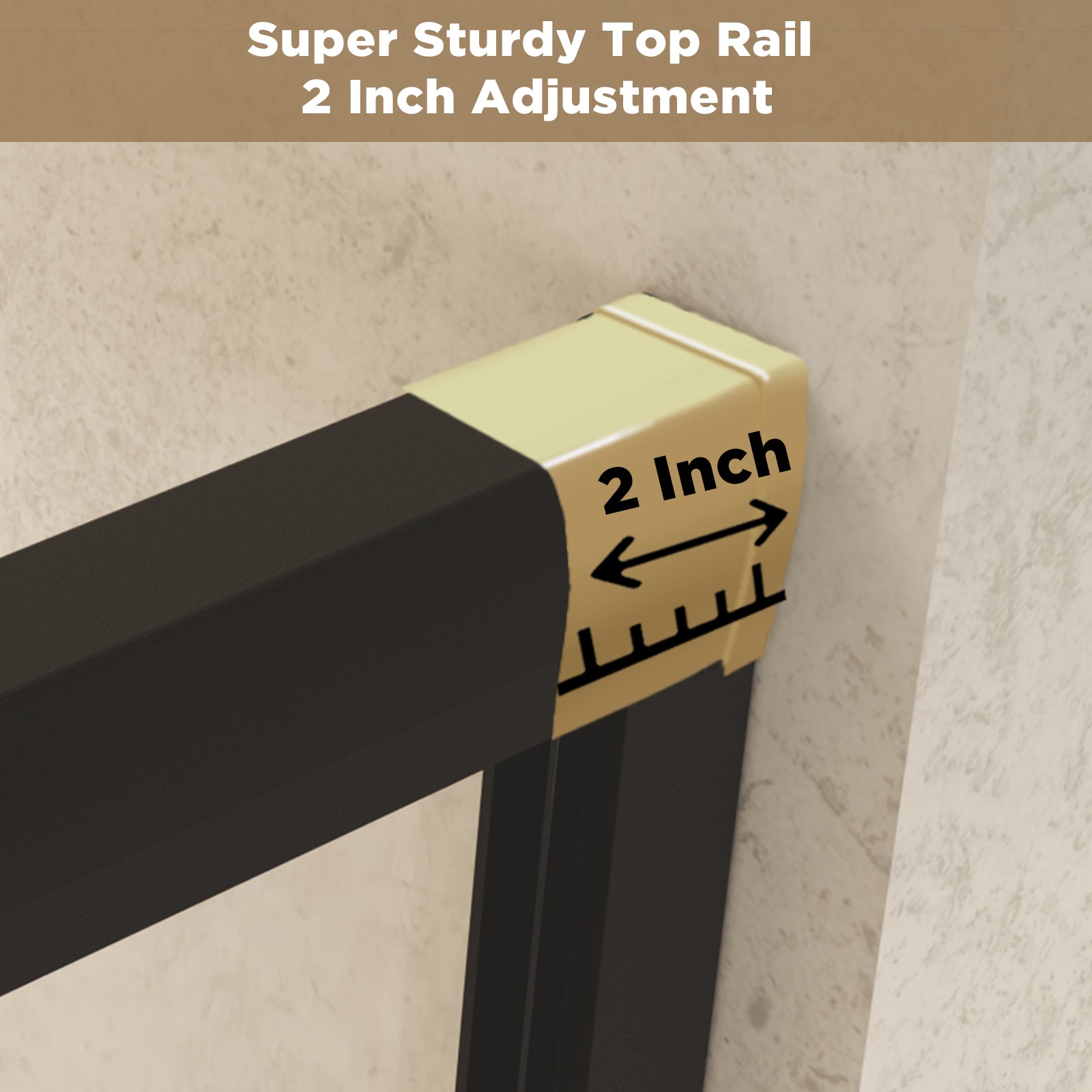 44-48" W x 72" H Double Sliding Shower Door with 6mm Tempered Glass, Safety Film, Aluminum Frame & Matte Black Stainless Steel Handle