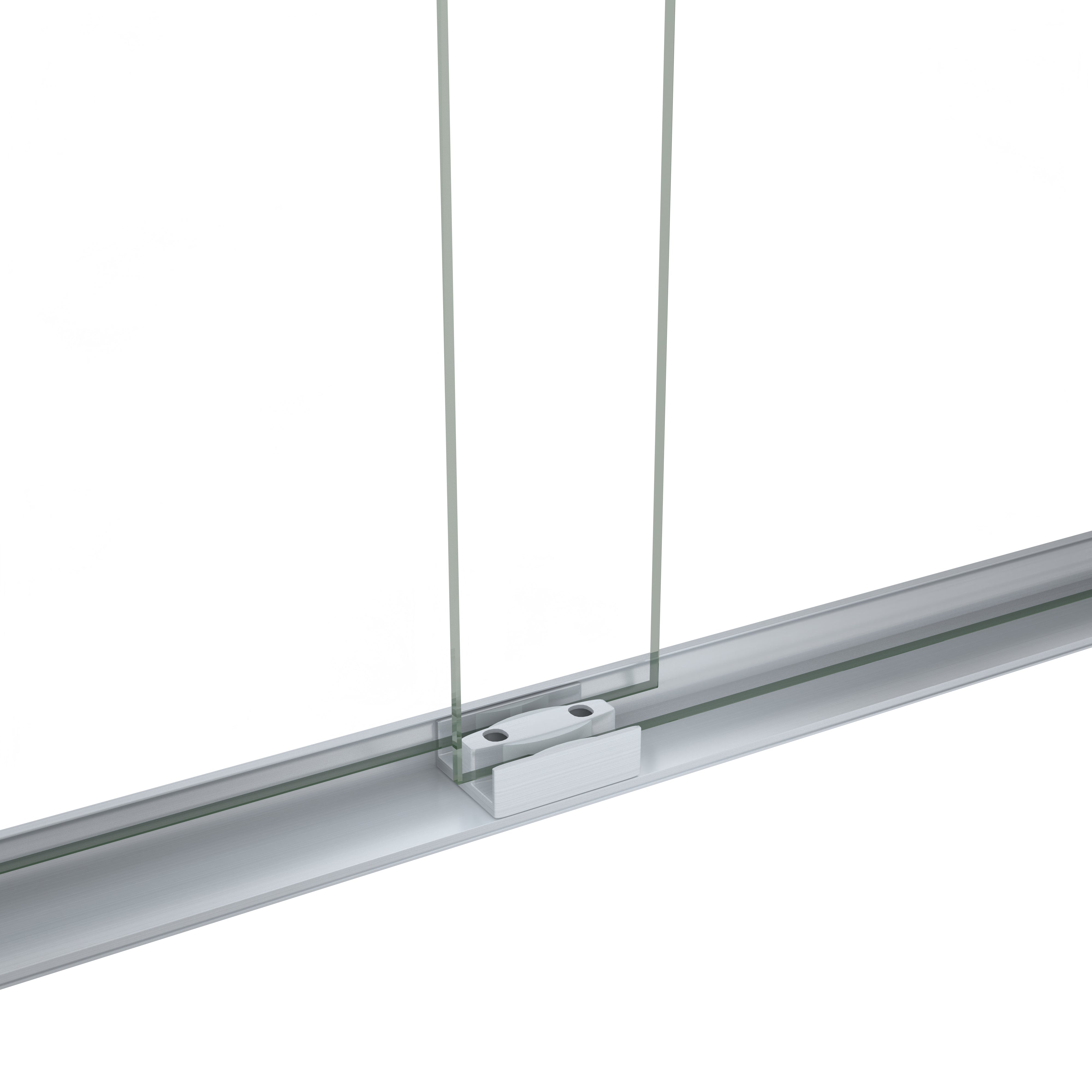 Modern 56-60" Double Sliding Shower Door with 6mm Tempered Glass, Aluminum Frame, Brushed Nickel Stainless Steel Handle & 72" Bathroom Shower Enclosure