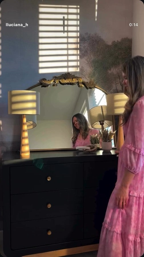 vintage mirror for bedroom dresser decoration